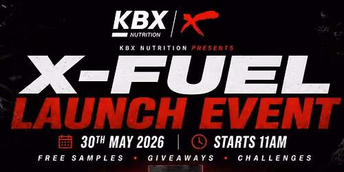 KBX Nutrition X-Fuel Launch Event