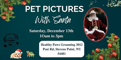 Pet Pictures With Santa🐍🐢🦜🐹