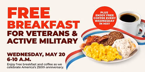 Veterans Breakfast at Hy-Vee | 05.20