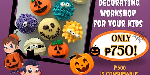 A SPOOKY-FUN CUPCAKE DECORATING WORKSHOP