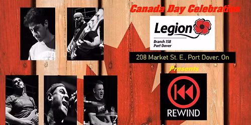 CANADA Day Celebration with Rewind in Port Dover