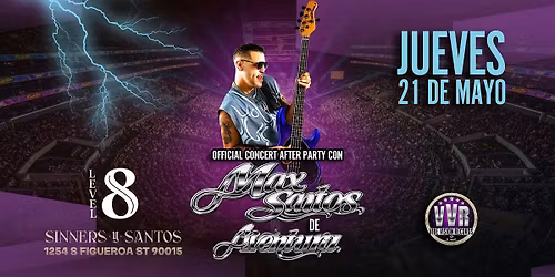 Max Santos de AVENTURA Official Concert After Party