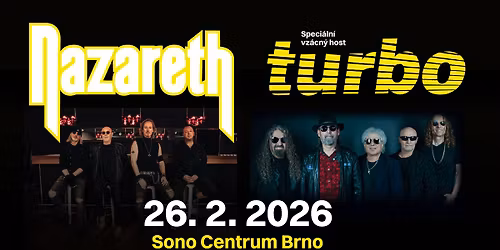 Nazareth \/UK\/, support Turbo - Brno