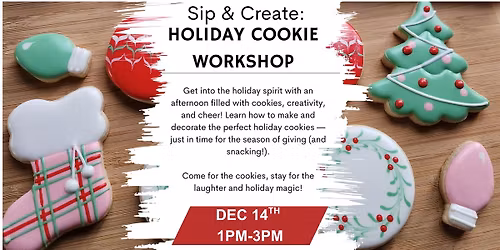 Sip & Create: Holiday Cookies @ Dixon's Autumn Harvest Winery!
