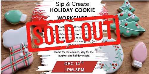 Sip & Create: Holiday Cookies @ Dixon's Autumn Harvest Winery!