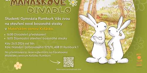 Ma\u0148\u00e1skov\u00e9 divadlo a bosonoh\u00e1 stezka