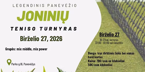 Legendinis Jonini\u0173 turnyras