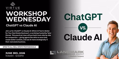 WORKSHOP WEDNESDAY - ChatGPT - vs - Claude AI