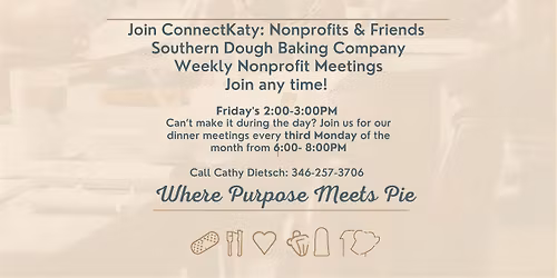 Nonprofit networking meeting. 