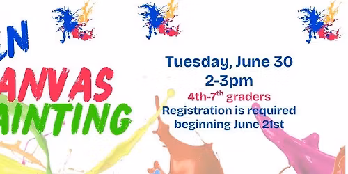 Tween Event: Canvas Painting