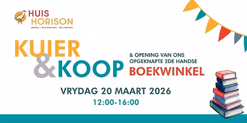 Kuier & Koop Markdag |  Opening van Nuwe Boekwinkel