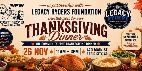 \ud83e\udd83 FREE COMMUNITY THANKSGIVING DINNER \ud83e\udd83