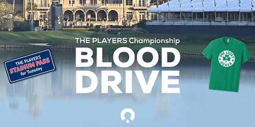 THE PLAYERS Championship Blood Drive \ud83c\udf34\u26f3
