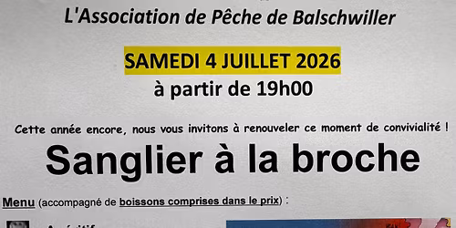 Sanglier \u00e0 la broche