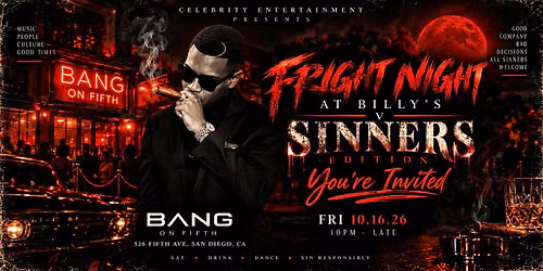Fright Night At Billy's: Sinners Edition