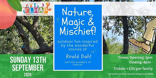Nature, Magic & Mischief! (SEND Nature Play Event) BOOK TICKETS ON WEBSITE