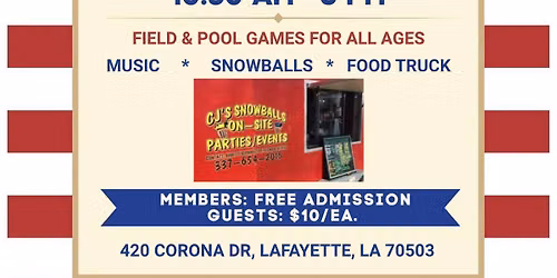 America 250 at Riverside Swim Club