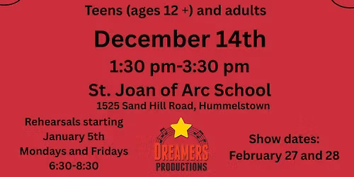 Dreamers Productions Godspell Auditions