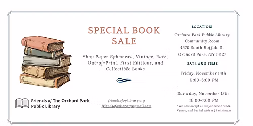 Special Book Sale (Rare, Vintage, Out-of-print)