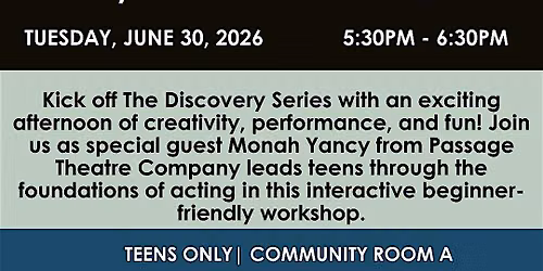 Foundations of Acting with Monah Yancy