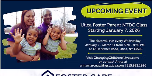 Utica Foster Parent- NTDC Classes