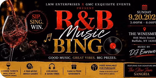 R&B Music Bingo: Sip. Sing. Win.