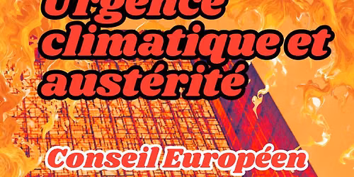 EU Council : priority to climate and social justice! 