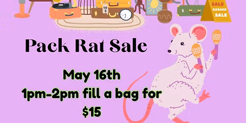 Pack Rat Sale