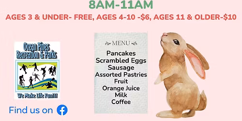 Breakfast with the Easter Bunny