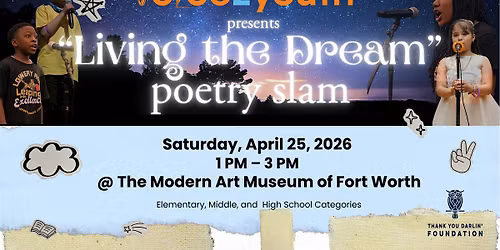 Voice2Youth Poetry Slam: Living the Dream