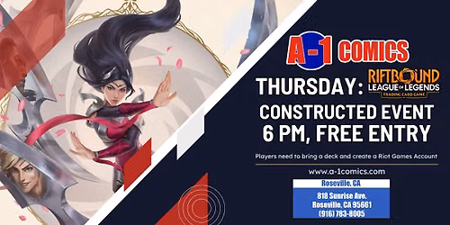 RSVL: Thursday Riftbound Constructed TCG