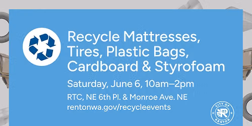 Recycling Event: Mattresses, Cardboard, Styrofoam, Plastic Bags & Tire Collection