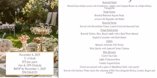 High Tea @ The Manor