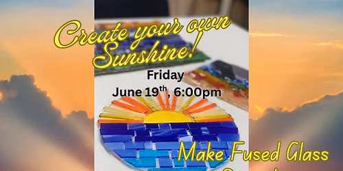 Fused Glass Sunset