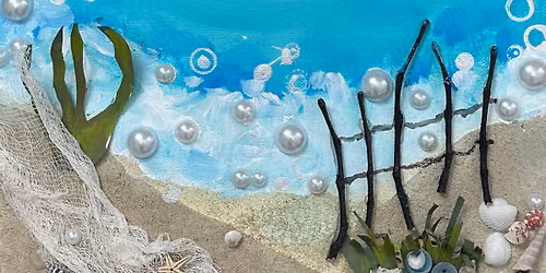 Mixed Media Beach