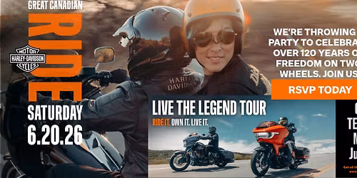 Live the Legend Tour & Sweepstakes at HDE on the Yellowhead Trail!