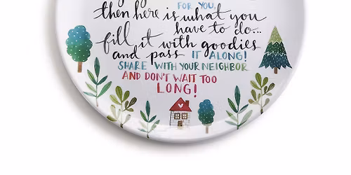 Travelling Neighbourhood Plate with Canmore FCSS & BVCC - Bow Valley Mental Health Week