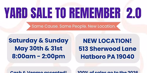 Yard Sale to Remember - 2.0