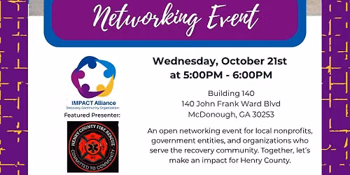 IMPACT Recovery Partners Networking Event