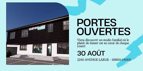 PORTES OUVERTES - NOUVEAUX LOCAUX