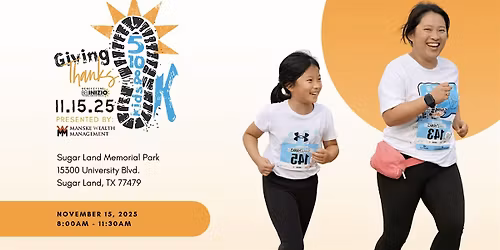 11th Annual Giving Thanks 5K\/ 10K\/ Kids' K