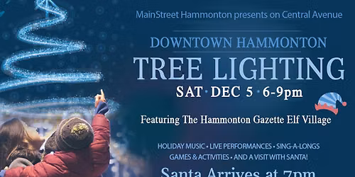 Downtown Hammonton Tree Lighting