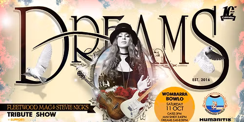 WOMBARRA Bowlo | DREAMS Fleetwood Mac & Stevie Nicks Show + Max Smidt ACOUSTIC ROCK SHOW