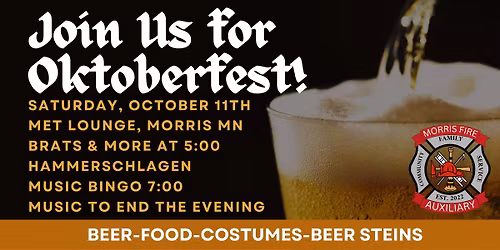 MORRIS FIRE AUXILIARY OKTOBERFEST