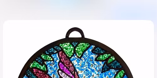 Resin Crushed Glass Suncatcher Paint and Sip at The Keg Room (Ages 21+)