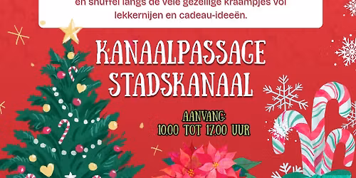 Kerstmarkt in de Kanaalpassage.