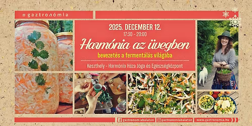 Bevezet\u00e9s a ferment\u00e1l\u00e1s vil\u00e1g\u00e1ba - Harm\u00f3nia H\u00e1za