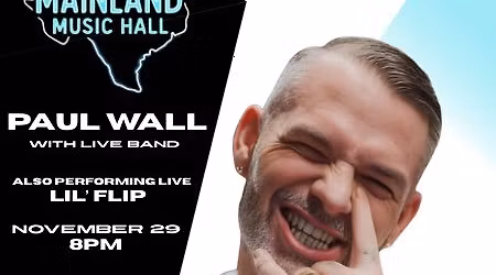 PAUL WALL LIVE WITH BAND! Performance also by LIL FLIP