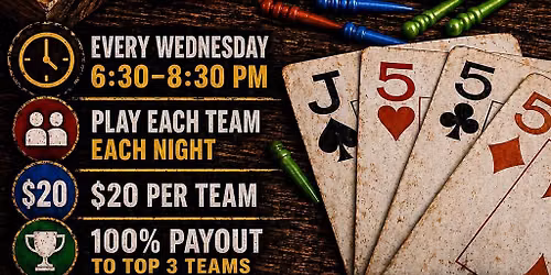 Weekly Wednesday Night Cribbage Tournament