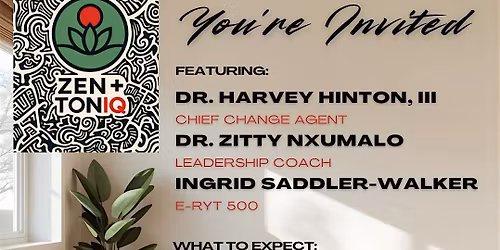 Zen + TonIQ: Leadership Lounge